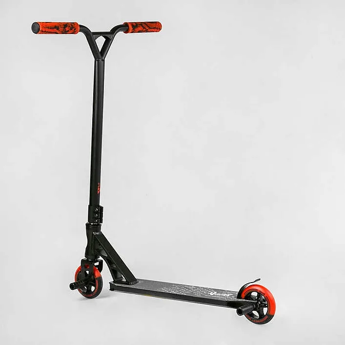 Самокат трюковый RC-33325 Best Scooter (4) "Reactor" HIC-система, ПЕГИ, алюминиевый диск и дека, колёса PU, d=110мм, ширина руля 55 см