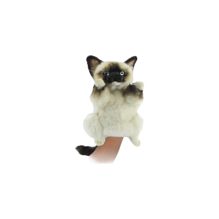 Мягкая игрушка на руку Котенок серия Puppet высота 30см, Hansa (82280)