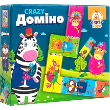 Настольная игра "Crazy Koko. Домино" VT8055-10 VladiToys (Нас5510)