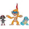 Набор игровых фигурок Pokemon W18 - Поньярд, Сквиртл, Монферно