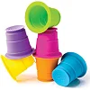 Тактильная игрушка Fat Brain Toys Suction Kupz Мягкие чашки 6 шт. (F183ML)