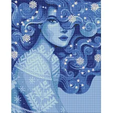 УЦЕНКА!!! Алмазная мозаика "Холодная красота" ©pollypop92 AMO7452-UC 40х50 см