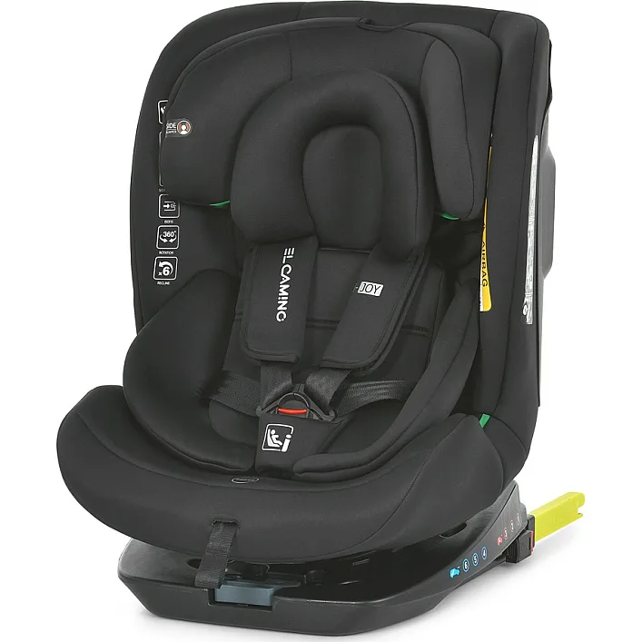 Дитяче Автокрісло El Camino i-JOY (ME 1205 Black) від народження, isofix