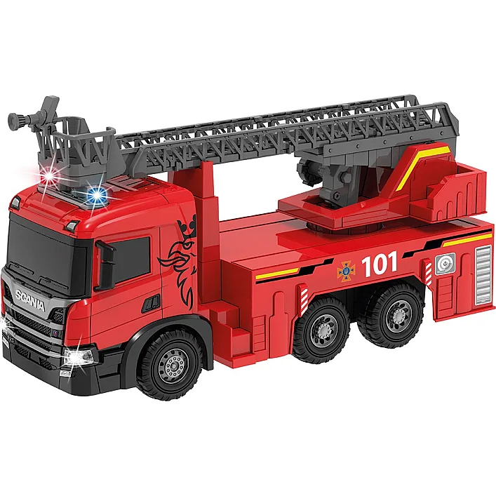 Автомодель серії "Super Big Truck" – ПОЖЕЖНА МАШИНА SCANIA (світло, звук, функ. води)