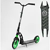 Самокат двухколесный "Best Scooter" 62798 (2) колеса PU, d переднего колеса - 230мм, d заднего колеса - 180мм, 1 амортизатор передний, в коробке
