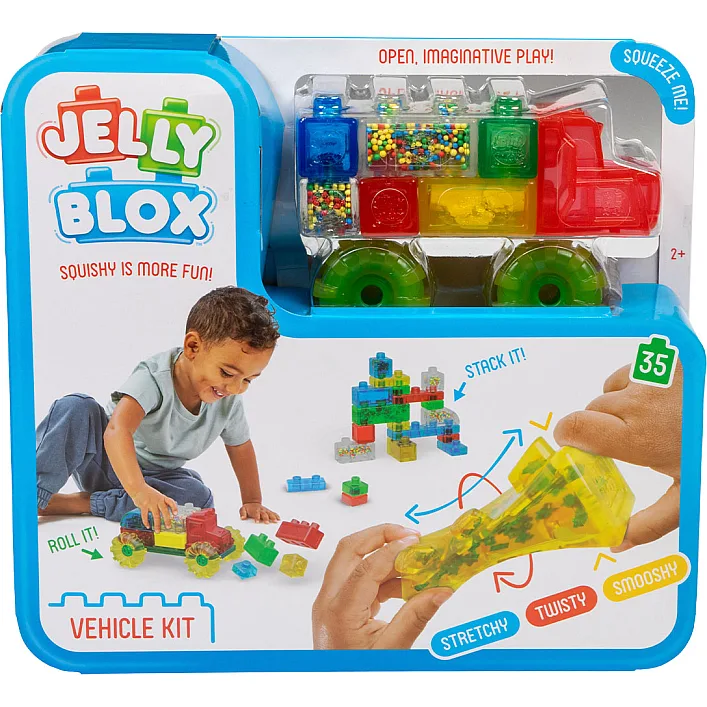Сенсорний конструктор JELLY BLOX - МАШИНКА ВРУМ-ВРУМ!