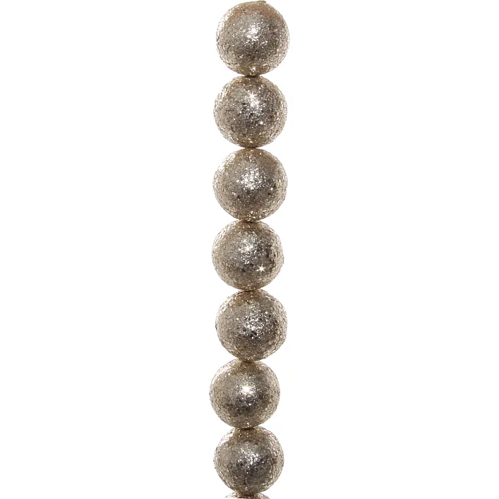 Гирлянда из блестящих шаров (2,5 см), Shishi, цвет шампанского, 180 см, арт. 53790
