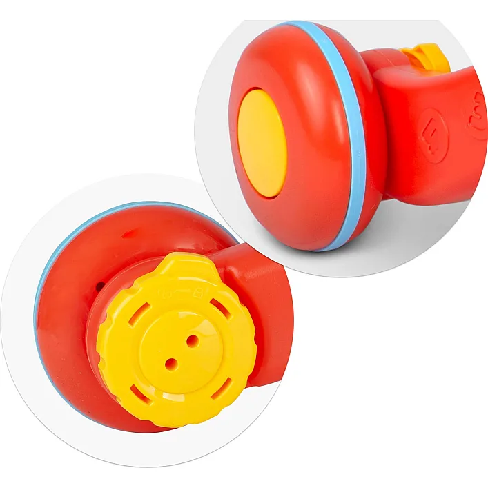 Каталка 2-в-1 интерактивная Ricokids бело-красная