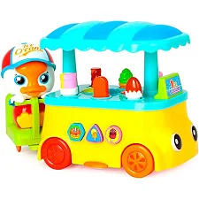 Музыкальная игрушка Huile Toys Утенок с мороженым (6101)