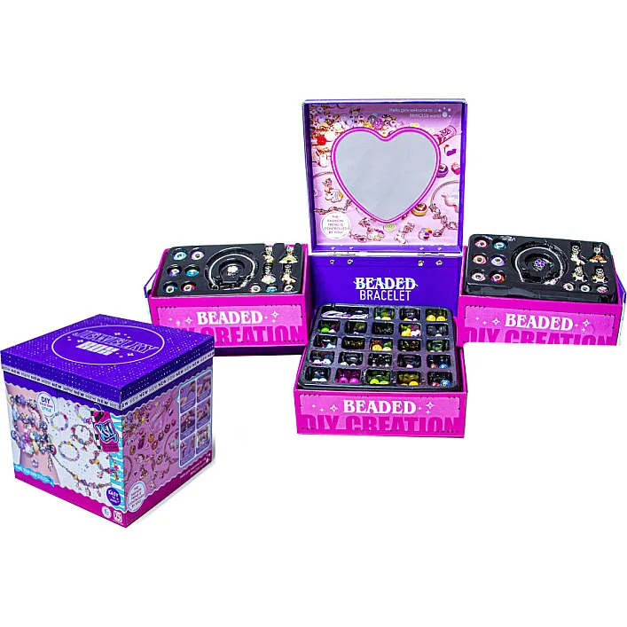 Детский набор с украшениями для создания шарм-браслетов "Jewelry Box" KSY951