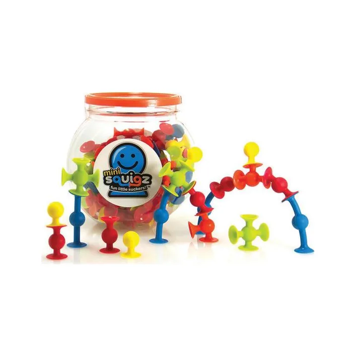 Конструктор Fat Brain Toys Mini Squigz на мини-присосках 75 деталей (F107ML)