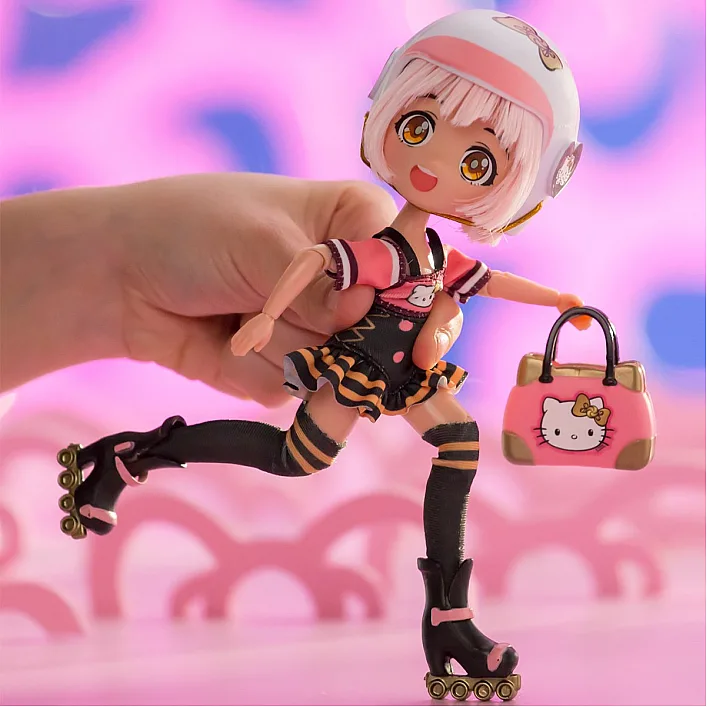 Игровой набор 4SF Manga Dolls серии Hello Kitty – Золотая Роллер Дива