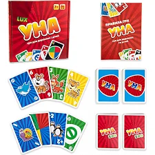 Настольная игра "УНА Lux" , 2 колоды (укр)
