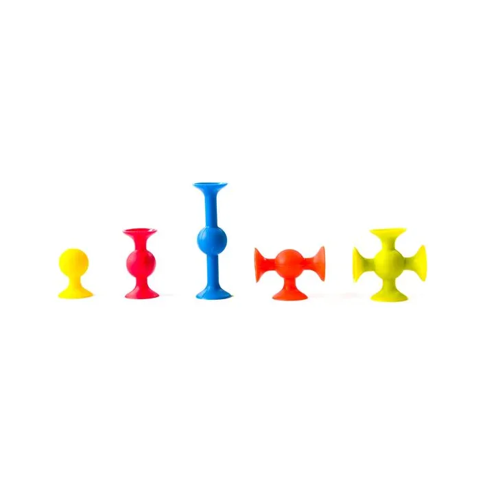 Конструктор Fat Brain Toys Mini Squigz на мини-присосках 75 деталей (F107ML)