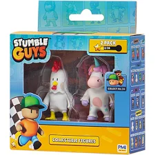Набор коллекционных фигурок Stumble Guys - Цыпленок и Спринклс