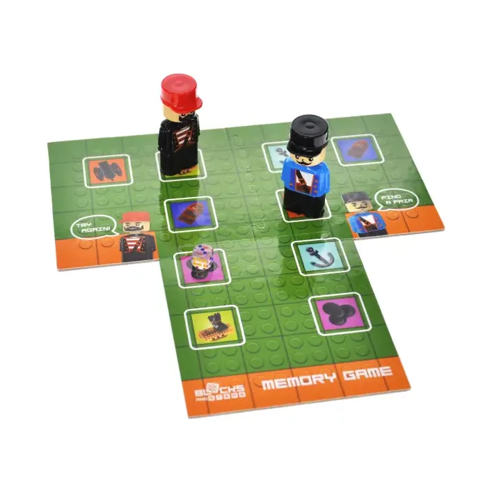 Конструктор "Block&Steps: Пиратский корабль" + ходилка и мемори игра 3в1, 41дет. QB300-104 qbee (Кон7634)