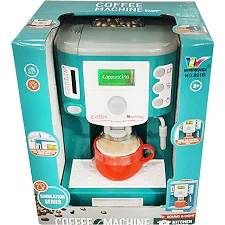 Кофеварка 891B с чашкой батарейка, музыка, свет кор.27.3*17.5*21.5см (Дев6398)