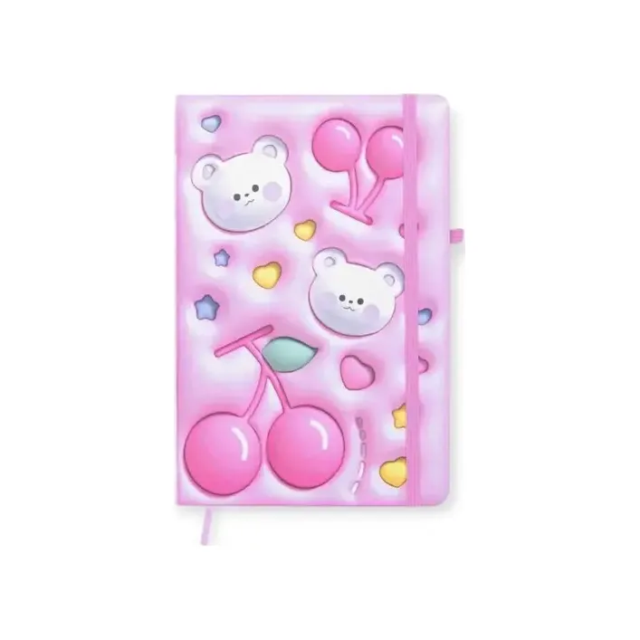 Блокнот на гумці Kiddy sweet А5 761254ML 13.6×20.8 см, 80л.,тверда обкладинка (Кнц4529)