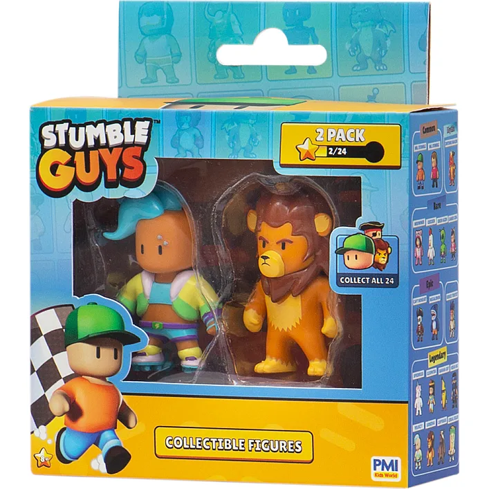 Набір колекційних фігурок STUMBLE GUYS - ВЕЛОЦИТ І ЛЕОНІДАС (2 фігурки, 6 cm)