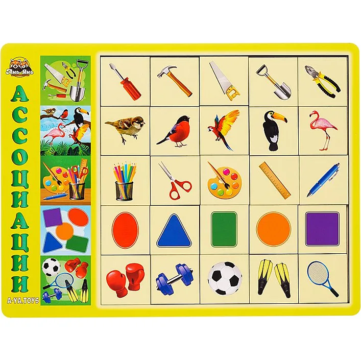 Деревянная игра "Ассоциации"