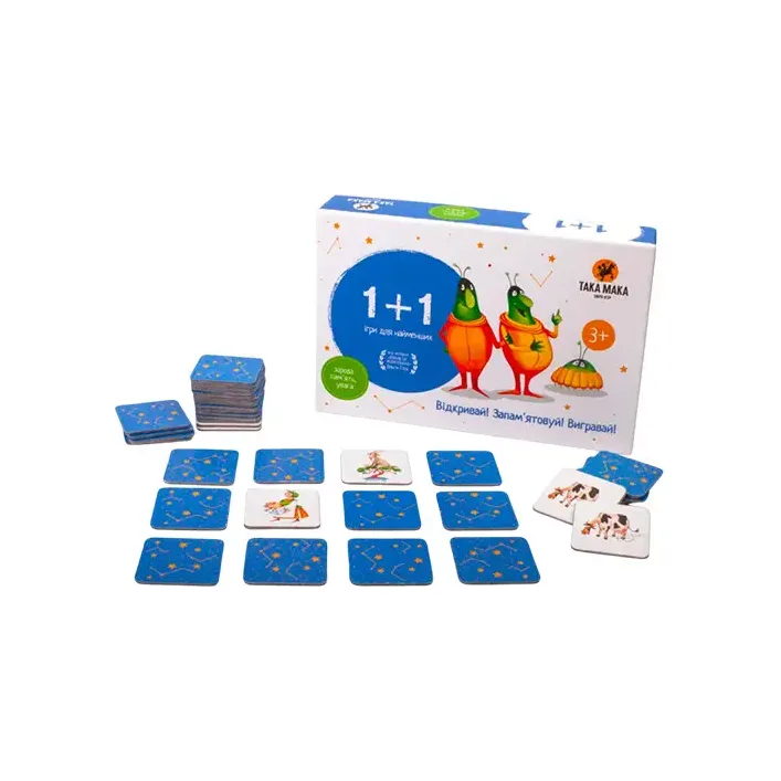 Настольная Игра "1+1" 60001-UA ТАКАЯ МАКА (Нас9663)