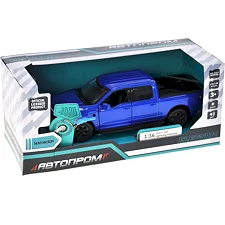 Машина металлическая "АВТОПРОМ" 68726 1:36 Ford F-150, батарейка, свет, звук, открывающаяся дверь, капот, багажник в кор.20*9*9см (Маш5432)