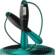 Скоростная скакалка со счетчиком EasyFit EF-1916-GN черный-зеленый