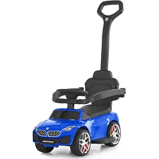 Детская Каталка-толокар (M 6253EL-4) музыка, свет, кожа, подстаканник, MP3, USB, BLUETOOTH