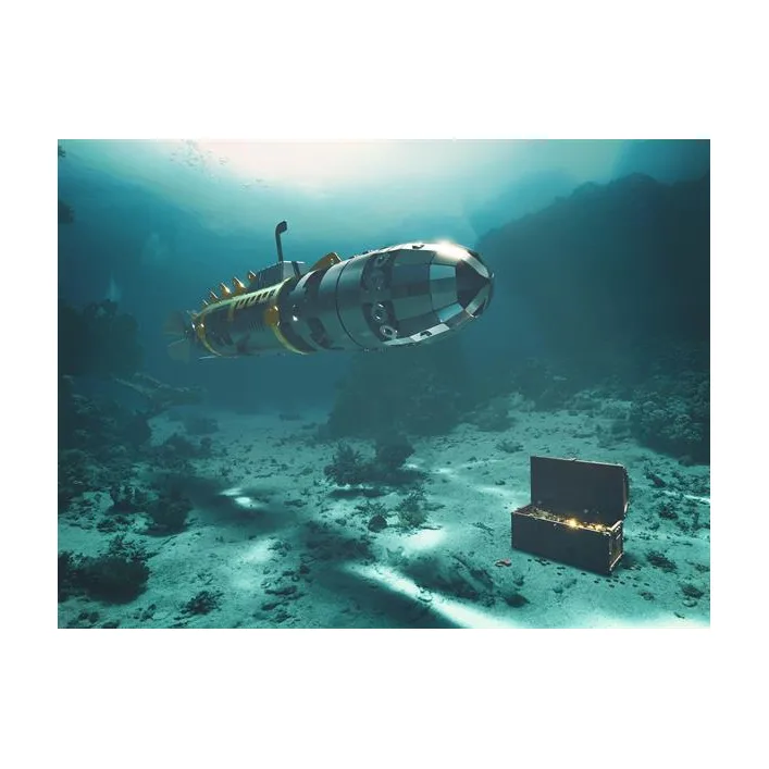 Колекційна модель-конструктор Metal Time Elusive Nautilus Підводний човен механічний (MT045)