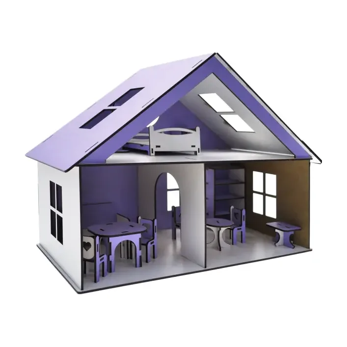 Ляльковий будиночок «LOL HOUSE» Лаванда 31*22*44 см (Дів4533)