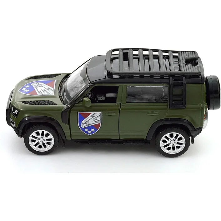 Автомодель серии Шевроны Героев - LAND ROVER DEFENDER 110 - 25 ОПДБР (Маш2515)