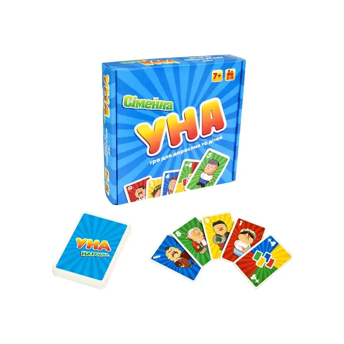 Настольная игра "УНА Семейная" 2в1 30527 STRATEG (Нас4523)