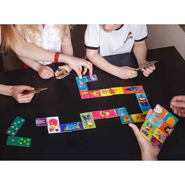 Настольная игра "Crazy Koko. Домино" VT8055-10 VladiToys (Нас5510)