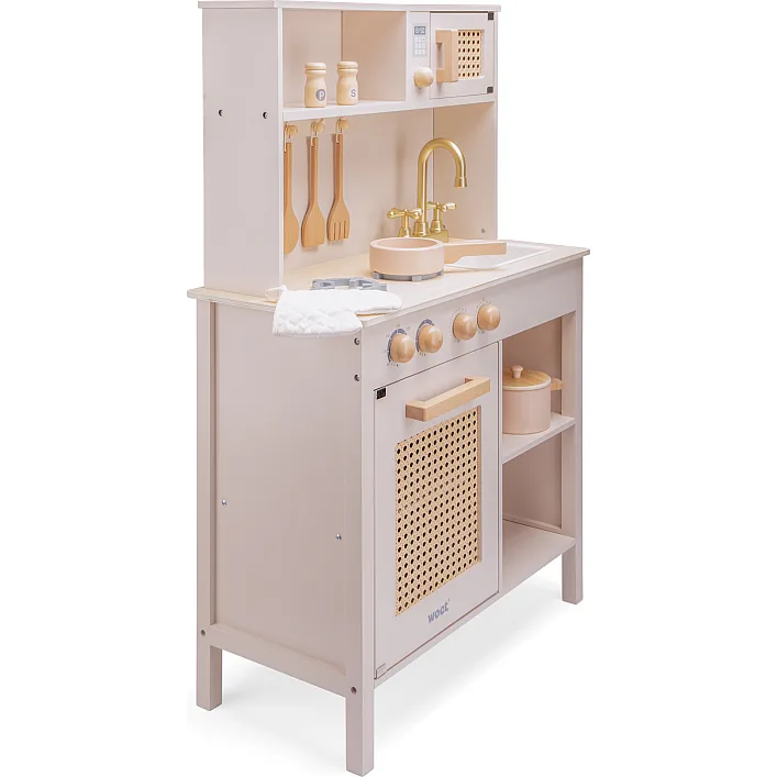 Міні-кухня - ротанг рожева, New Classic Toys (11046)