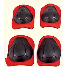 Комплект защиты Hape наколенники и налокотники красный (E1086)
