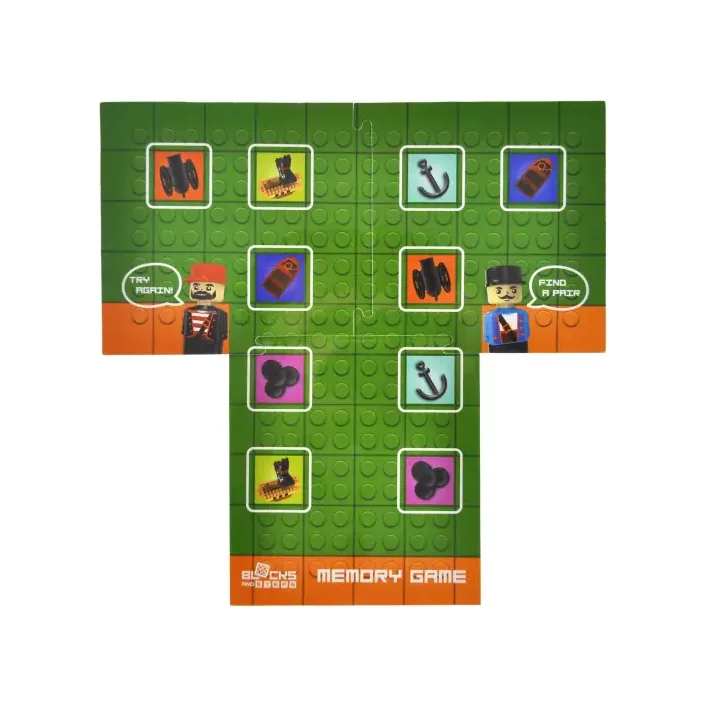 Конструктор "Block&Steps: Пиратский корабль" + ходилка и мемори игра 3в1, 41дет. QB300-104 qbee (Кон7634)