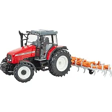 Модель Britains Трактор Massey Ferguson 6290 с культиватором 1:32 (43335)