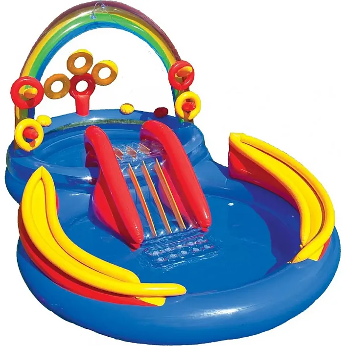 Игровой центр INTEX "Радуга" в коробке 57453 г.249*191*109см (Рез7453)