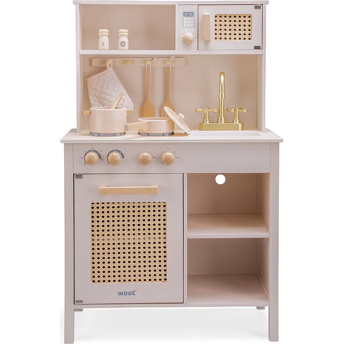 Міні-кухня - ротанг рожева, New Classic Toys (11046)