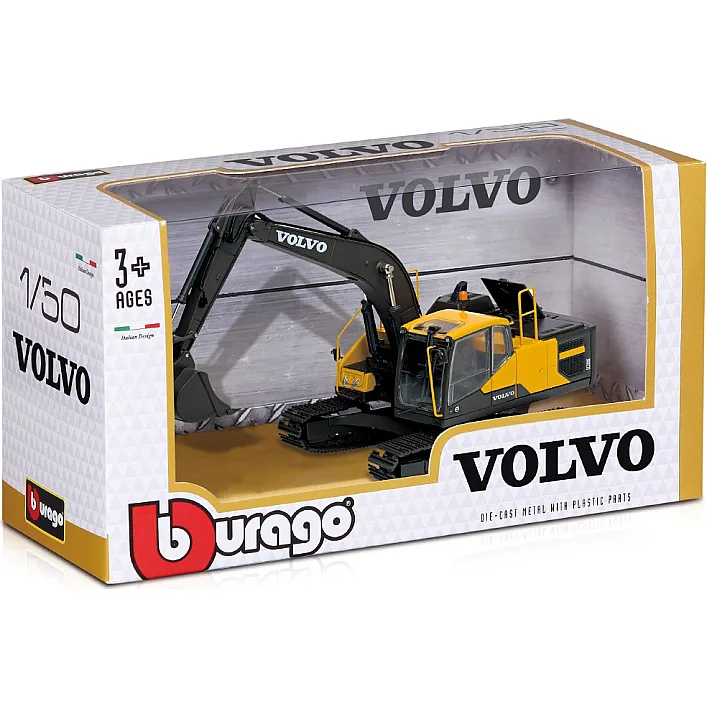 Автомодель серии Construction - ЭКСКАВАТОР VOLVO EC220E 18-32086 (Маш5623)
