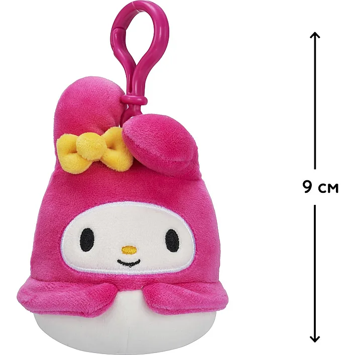 М'яка іграшка на кліпсі SQUISHMALLOWS серії "Хелоу Кітті" - МОЯ МЕЛОДІ (9 cm)