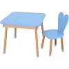Детский стол 04-025BLAKYTN-DESK, со стульчиком, синий