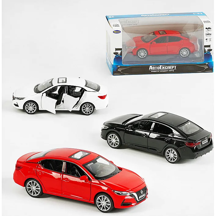 Машинка TK - 10584 (48/2) "Авто Эксперт", 3 цвета, металлопластик, 1:32, звук, свет, инерция, подвижные элементы, в коробке, ВЫДАЕТСЯ МИКС ВИДОВ