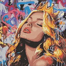 Алмазная мозаика - "Современная Спящая красавица" ©art_selena_ua, 40х40см