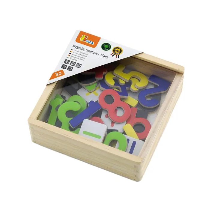 Набор магнитных цифр и знаков Viga Toys 37 шт. (50325)