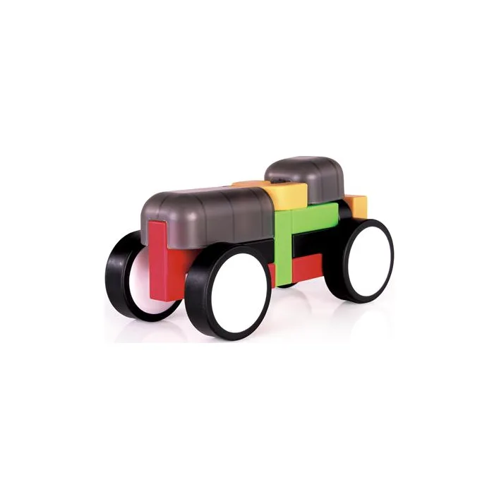 Конструктор Guidecraft IO Blocks Гоночные машины с дополненной 3d реальностью, 48 деталей (G9607)