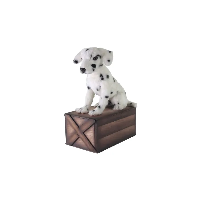 Анимированная игрушка Щенок далматинца на коробке, H. 41 см, HANSA (0572)