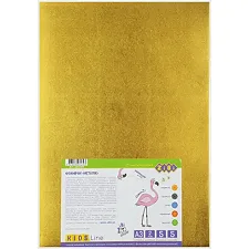 Фоамиран цветной ZiBi металл., А3, 5 л. - 5 цветов 2мм, KIDS Line (Кнц2839)