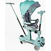 Самокат 5в1 "Skyper" BL-94617(4) колеса PU125х40 мм со светом, с капюшоном, поворотное сиденье, с ДОП, КОЛЕСАМИ, защитный бампер, в коробке