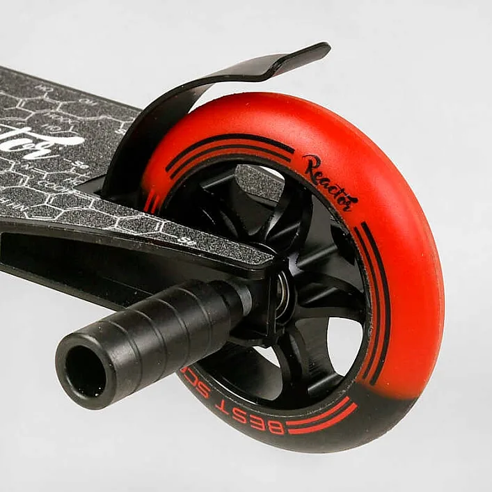 Самокат трюковый RC-33325 Best Scooter (4) "Reactor" HIC-система, ПЕГИ, алюминиевый диск и дека, колёса PU, d=110мм, ширина руля 55 см